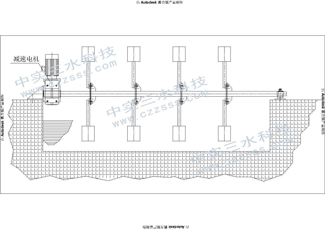 臥式耙水?dāng)嚢铏C